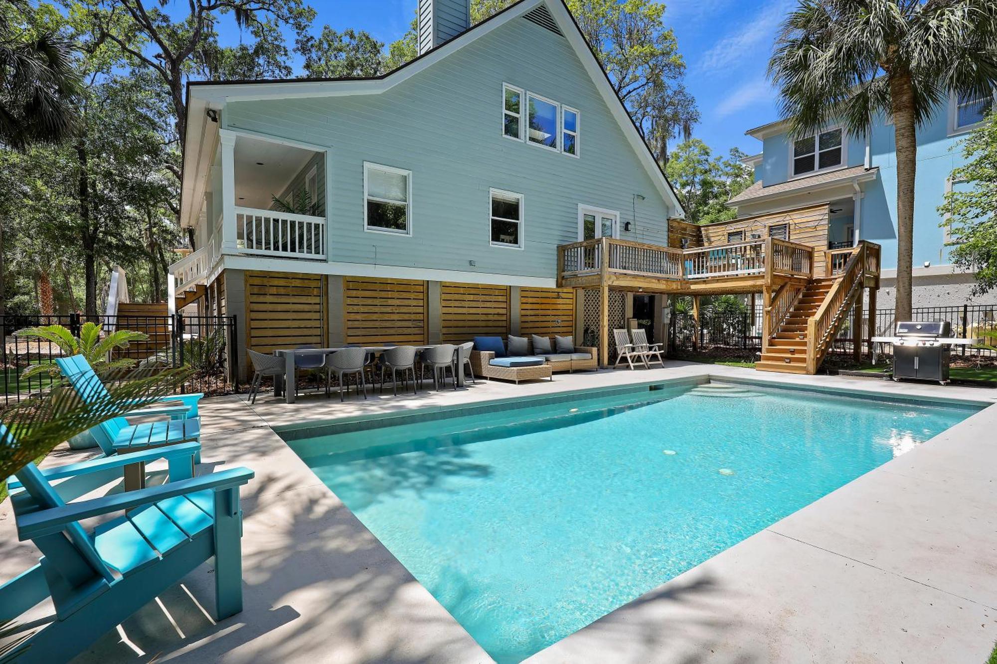 9 Flamingo Street Villa ฮิลตันเฮดไอส์แลนด์ ภายนอก รูปภาพ